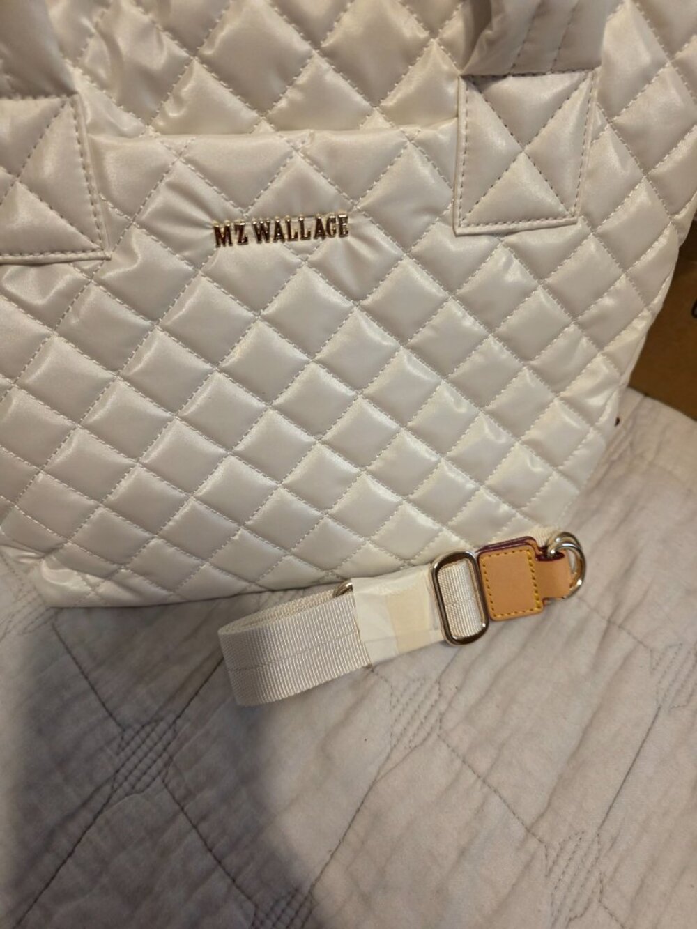 MZ Wallace Small Sutton White Pearl BNWT - Picture 12 of 13